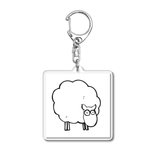 BIG SHEEP Acrylic Key Chain