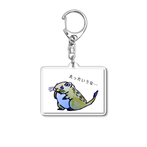 太った言わないで… Acrylic Key Chain