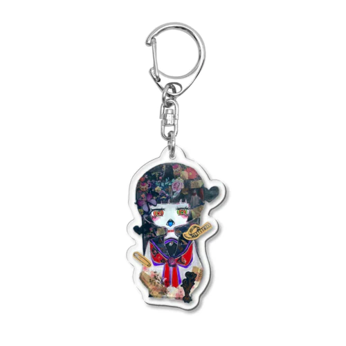 花の女子 Acrylic Key Chain