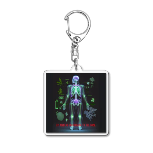 Smoke- X-ray Acrylic Key Chain