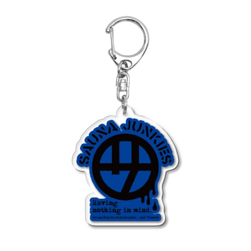 マルサ アクリルキーホルダー（青） Acrylic Key Chain