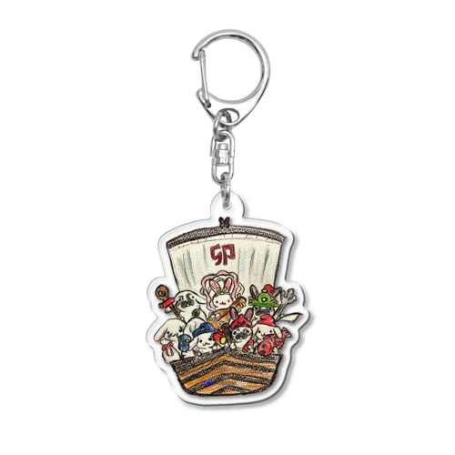 七福卯神 Acrylic Key Chain