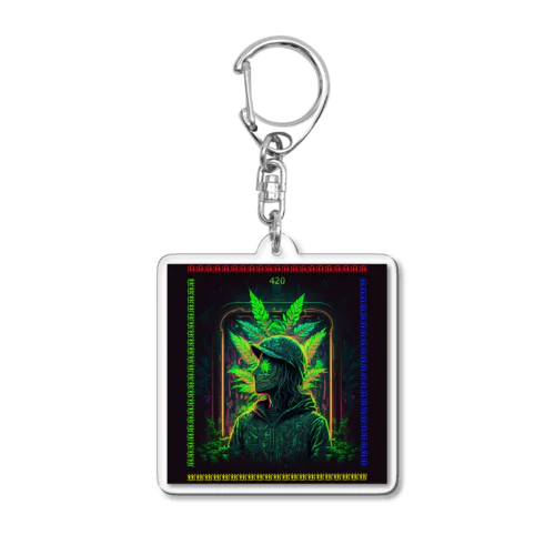 Smoking Mind Acrylic Key Chain