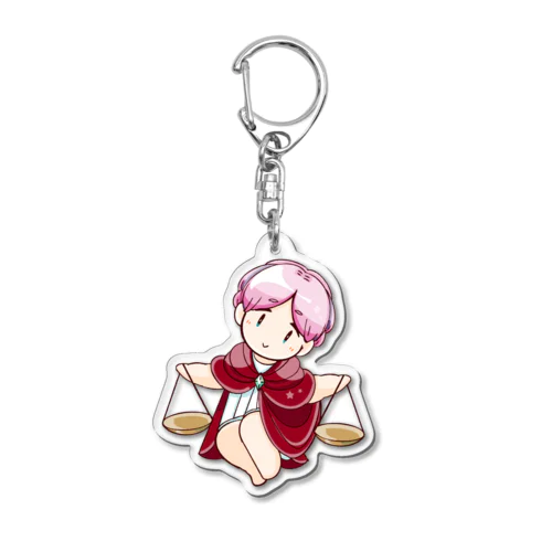 12星座☆てんびん座ちゃん Acrylic Key Chain