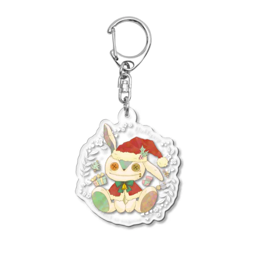 fluffyzip クリスマス Acrylic Key Chain