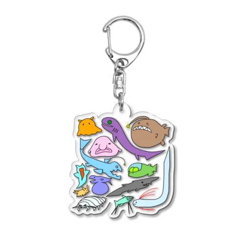 マジデフォルメ深海魚 Acrylic Key Chain