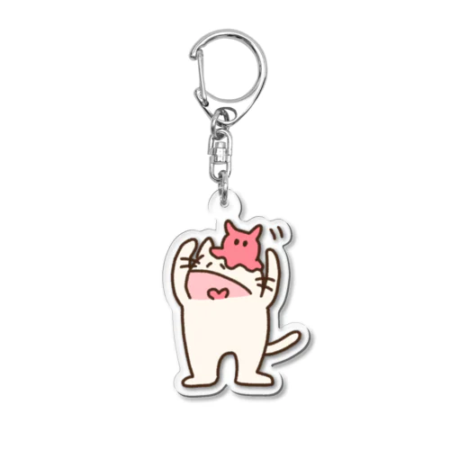 にゃんの介とメンダコ Acrylic Key Chain