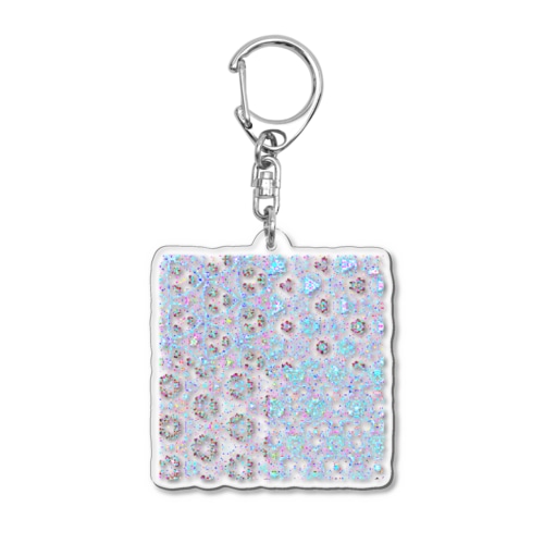 人間椅子はぬくいから好き模様 Acrylic Key Chain