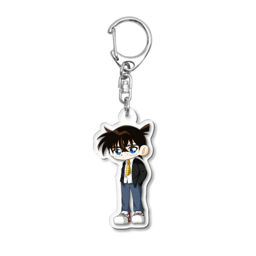 純黒の悪夢のコナン君 Acrylic Key Chain