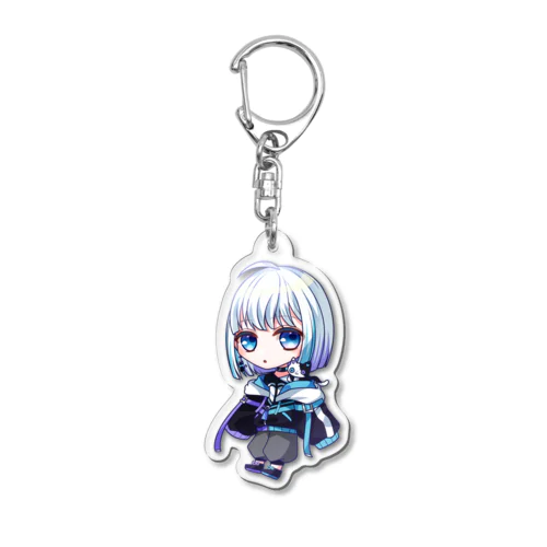 猫籠の引き籠もりグッズ Acrylic Key Chain