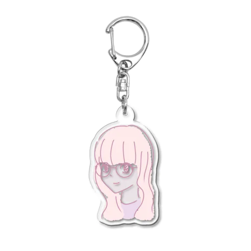 微笑みちゃん Acrylic Key Chain