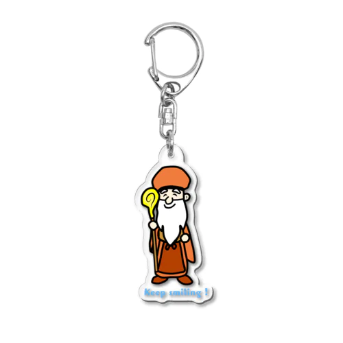 寿老人様、いつも笑顔 Acrylic Key Chain