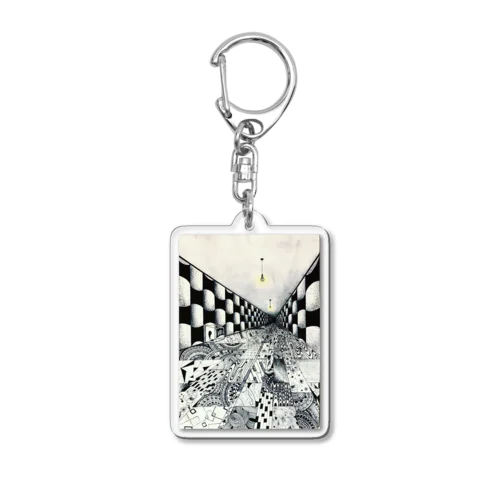 ボールペン画アイテム Acrylic Key Chain