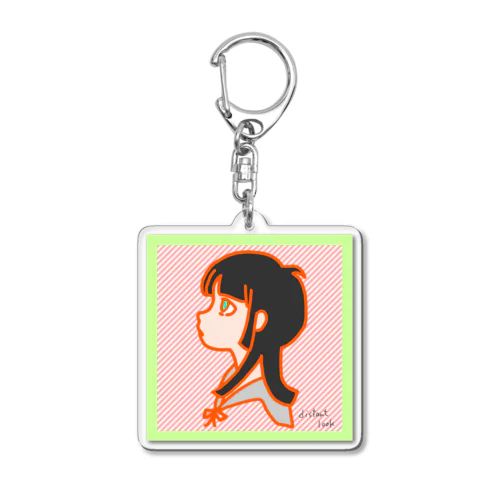 distant look Acrylic Key Chain