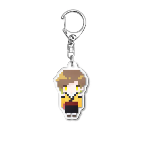 ドット絵菊花 Acrylic Key Chain