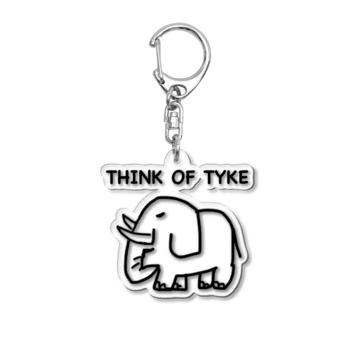 TYKE-2 ごんぎさんプロデュース (英語ロゴ) Acrylic Key Chain