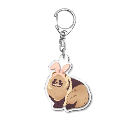 うさたぬき Acrylic Key Chain