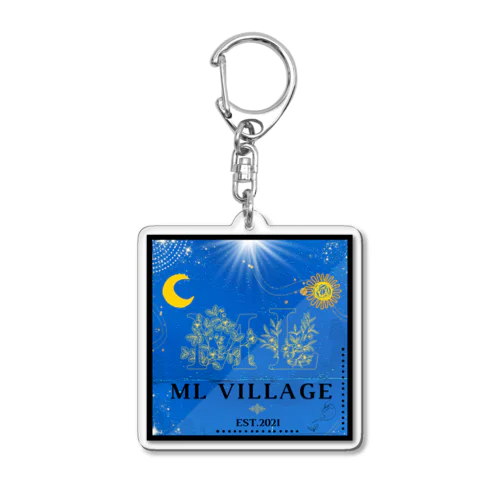 ML VILLAGE Acrylic Key Chain