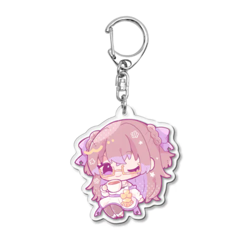 ちび桃香-紅茶 Acrylic Key Chain