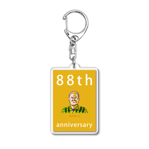 88th anniversary limited item アクリルキーホルダー