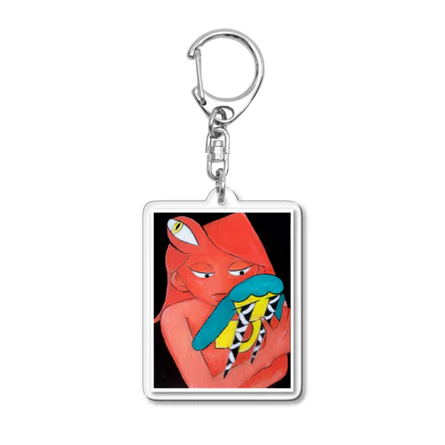 Triangle Acrylic Key Chain