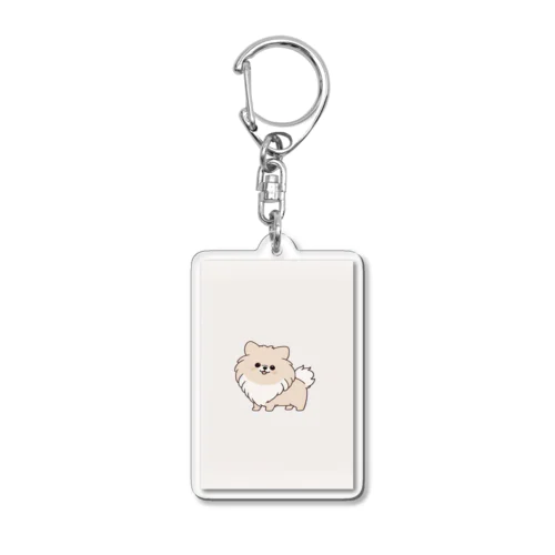 もふもふのポメラニアン2 Acrylic Key Chain