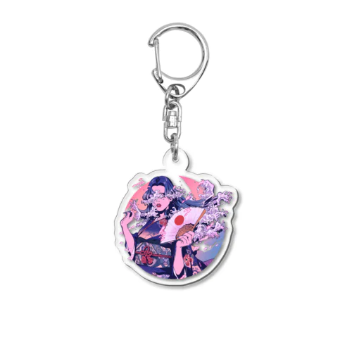 波子 Acrylic Key Chain