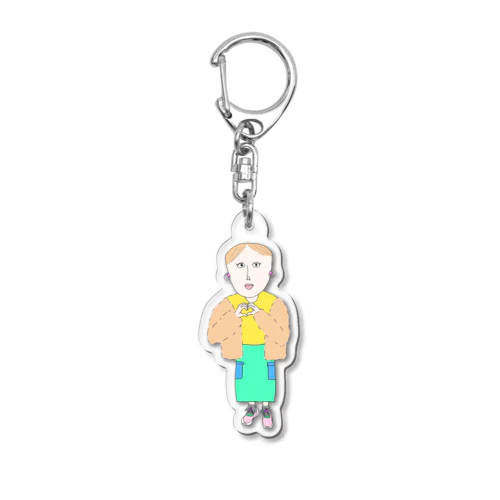 個性派お洒落さん　キーコ Acrylic Key Chain