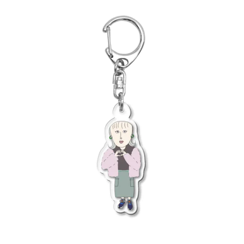 キレイめお洒落さん　MUNI Acrylic Key Chain