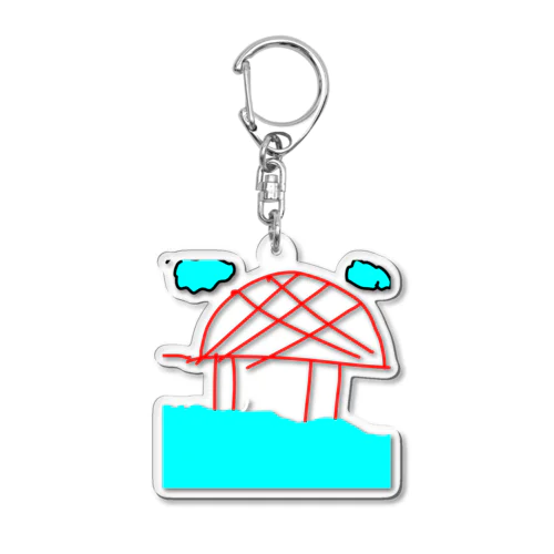 赤い橋 Acrylic Key Chain