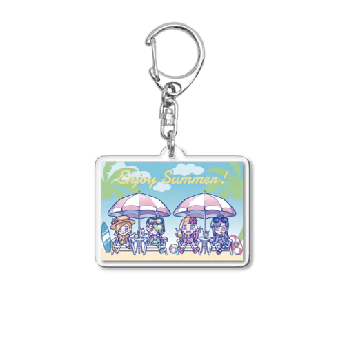 Enjoy Summer! Acrylic Key Chain