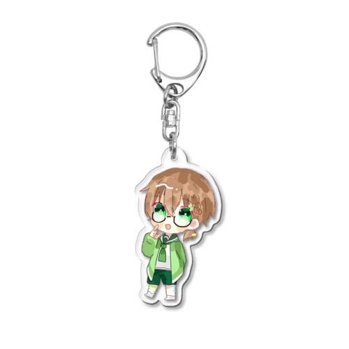 しろろんスティッカー！ Acrylic Key Chain