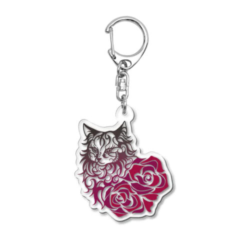 WeegieRose Acrylic Key Chain