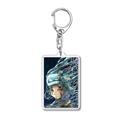 冬メカ女子 Acrylic Key Chain