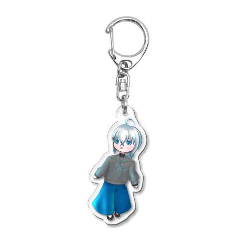 藍娵の頭空っぽアクキー Acrylic Key Chain