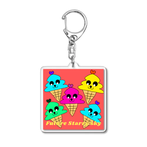 ソフトクリーム🍦 Acrylic Key Chain