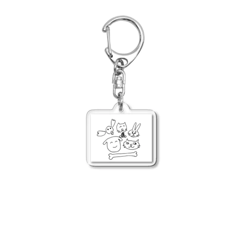 あにまるず Acrylic Key Chain