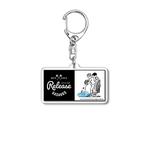 Release_KIDS ボックスロゴ（ブラック） Acrylic Key Chain