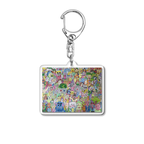 笑顔の花🌻〜1人1人違ってみんな良い〜 Acrylic Key Chain