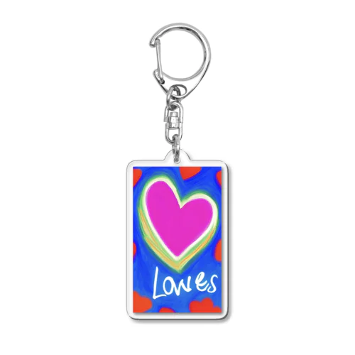 LOVES💗 Acrylic Key Chain