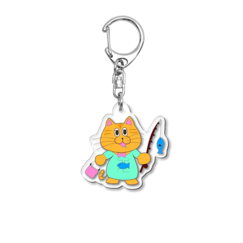 へにゃんこキーホルダー Acrylic Key Chain