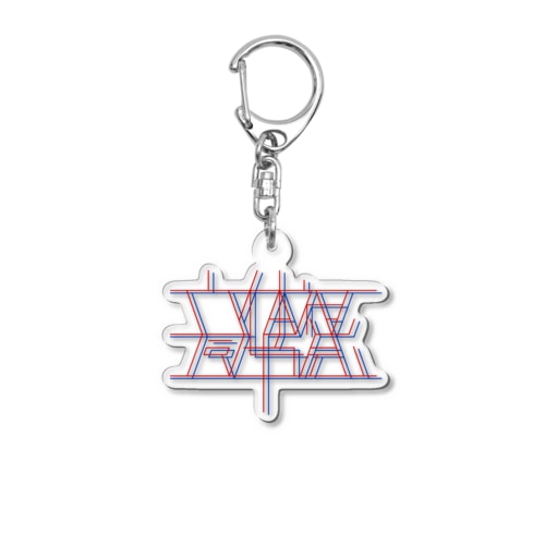 立体視同好会公式ファングッズ Acrylic Key Chain