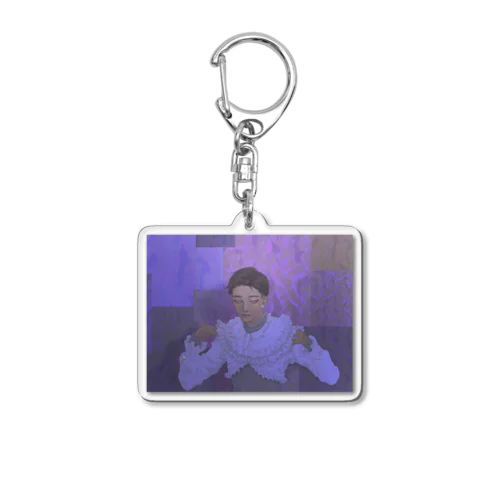 真珠 Acrylic Key Chain