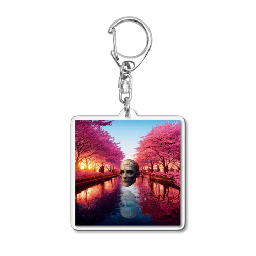 「千本桜禿げほーぷ」 Acrylic Key Chain