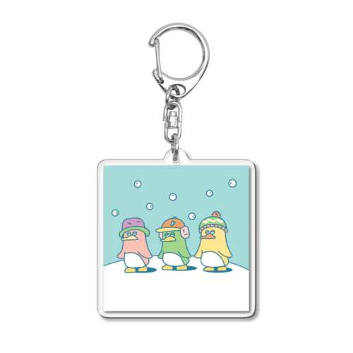 ペンギンズ Acrylic Key Chain