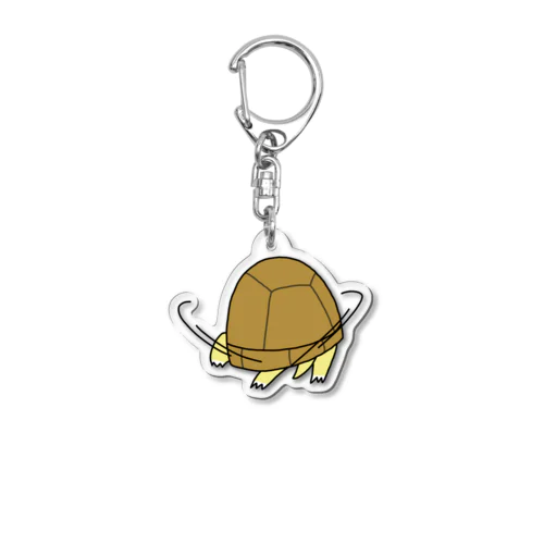 フリフリダンスをするぺんちゃん Acrylic Key Chain