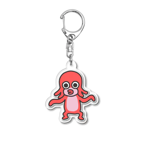 タコウインナー星人 Acrylic Key Chain