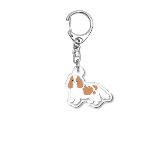 ゆるゆるキャバリア Acrylic Key Chain