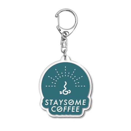 STAYSOMECOFFEEアクリルキーホルダー(オリジナルロゴ) アクリルキーホルダー