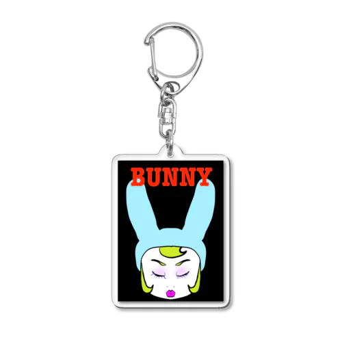 Bunny girl Acrylic Key Chain